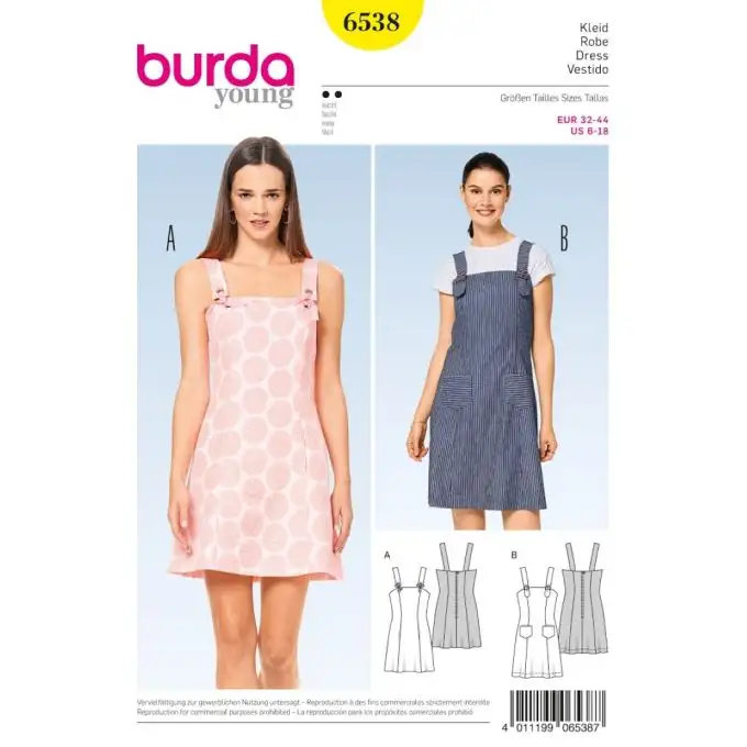 Modello abito - Burda n6538