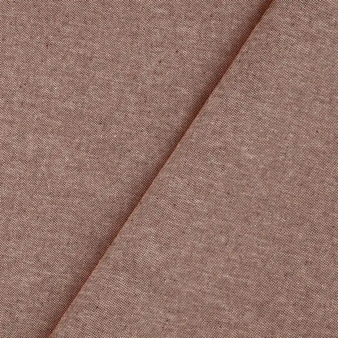 Tessuto cotone semi-grezzo mélange rosso