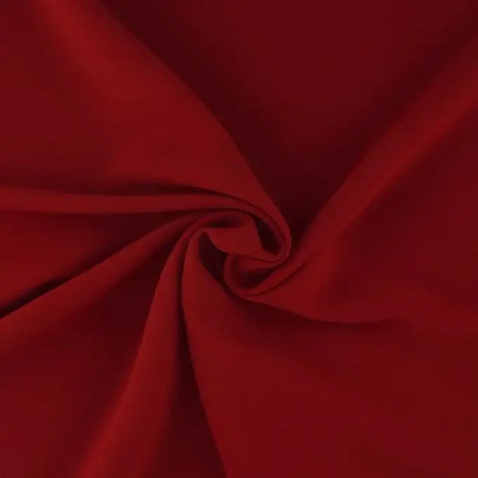 Tessuto crêpe rosso