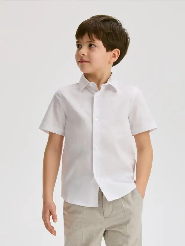 Camicia regular fit Colore bianco