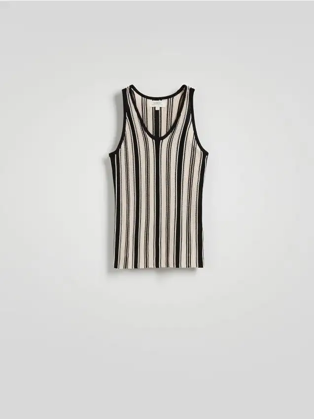 Top in misto viscosa Colore multicolore