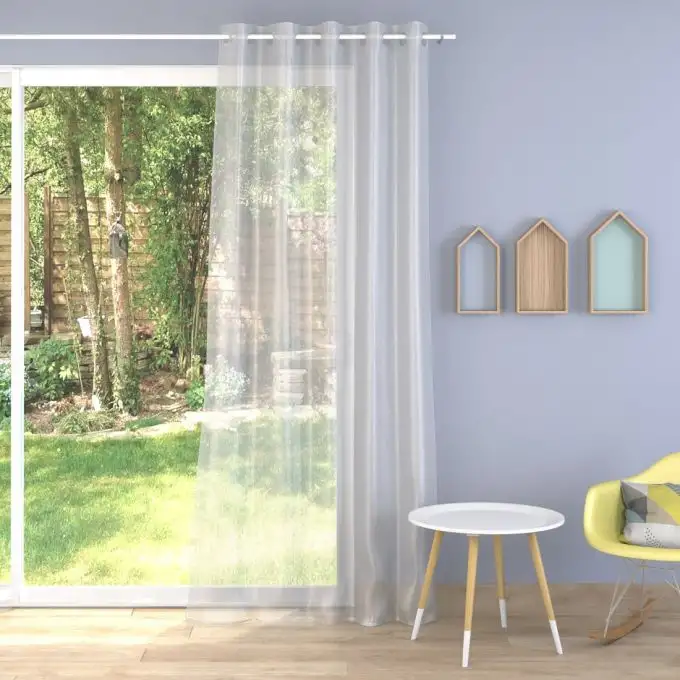 Tessuto velo bianco piombato grande larghezza