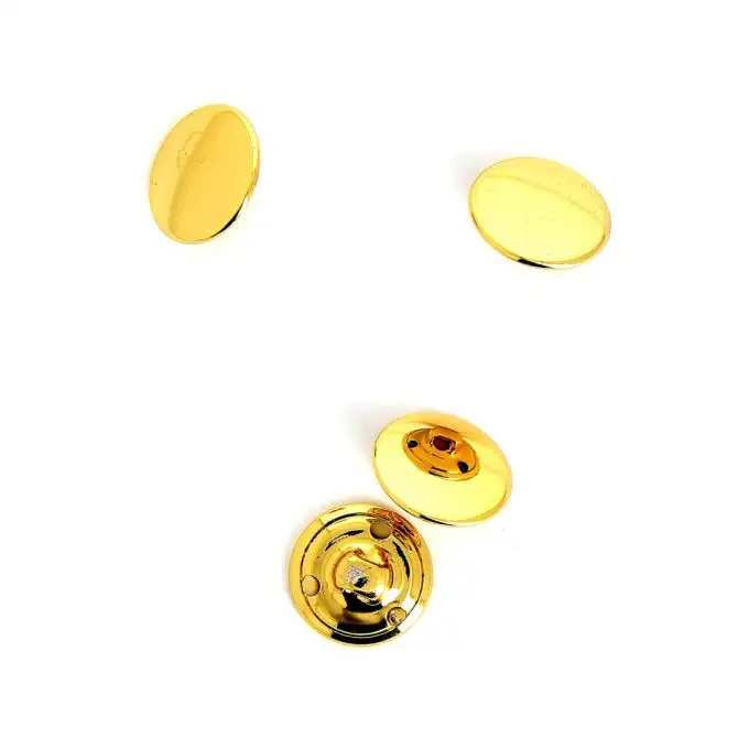 bottoni dorati 15 mm