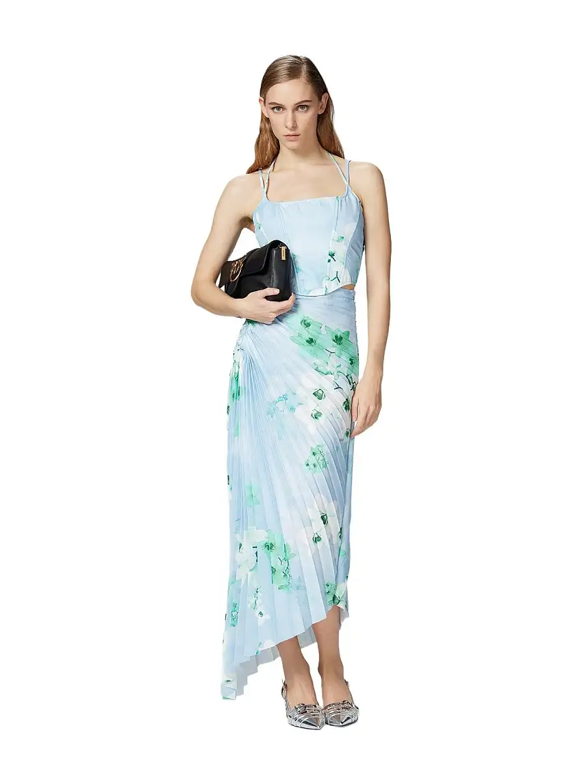 Pinko Women's Elegant Skirts - Ghiandaia Skirt - Light Blue