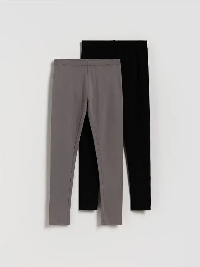 Confezione da 2 leggings in cotone Colore multicolore