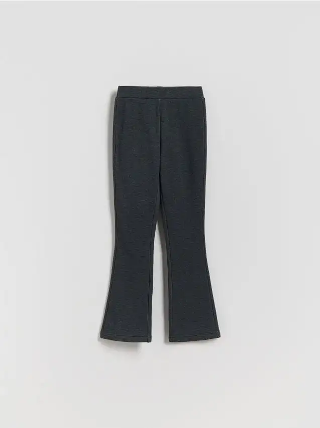 Pantaloni imbottiti flare Colore grigio scuro