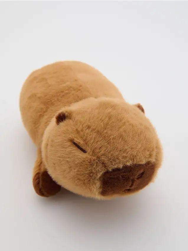 Peluche capybara Colore marrone dorato