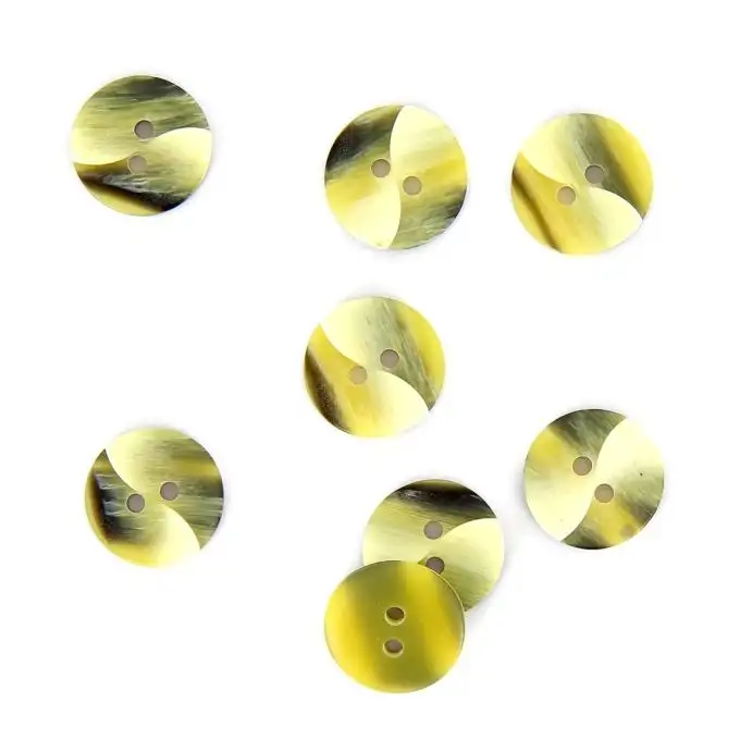 bottoni beige e grigi 15mm