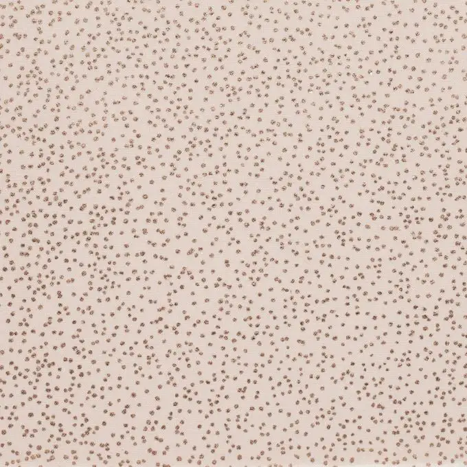 Tessuto cotone pois metallizzati Via Lattea