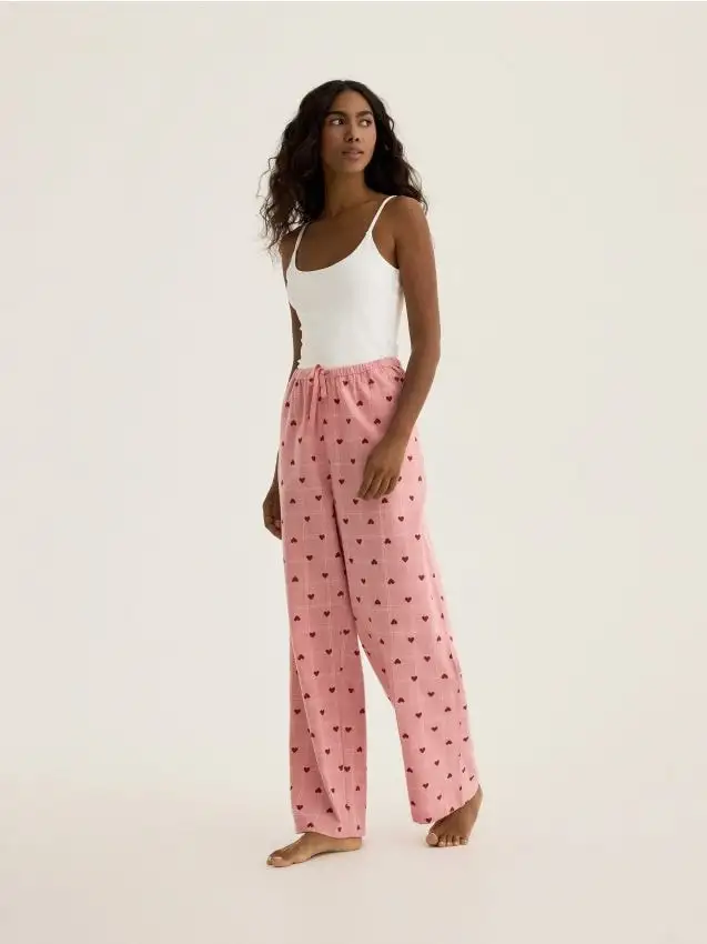 LADIES` PANTS Colore rosa shocking