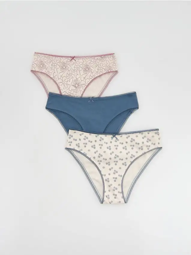 Slip in cotone 3 pack Colore panna