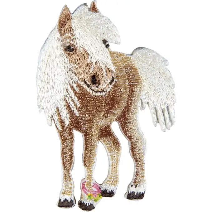 Distintivo pony marrone