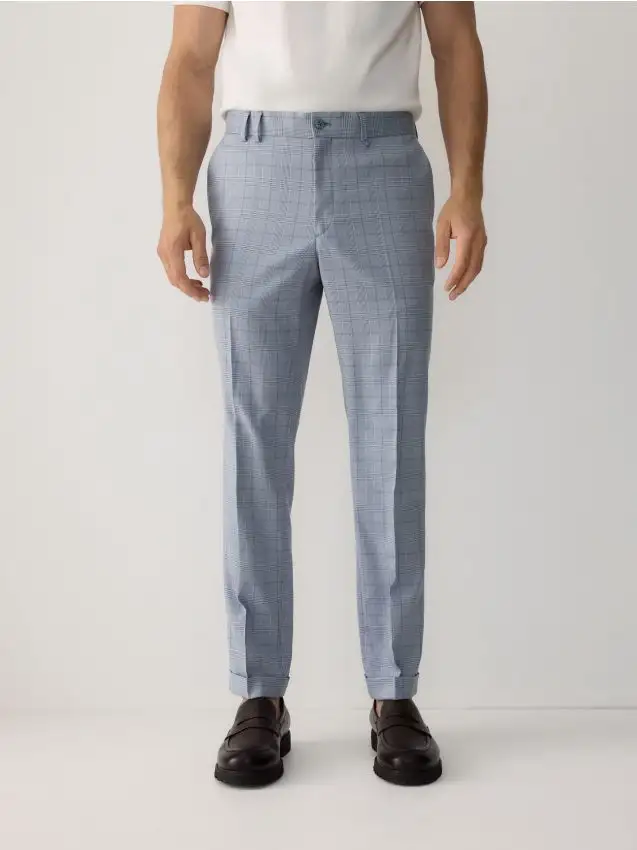 Pantaloni da completo slim fit Colore blu