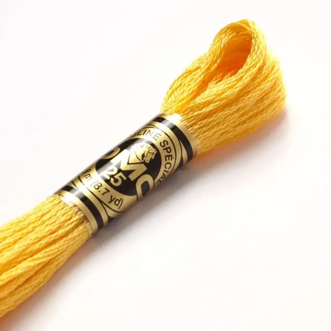 Filo mouliné da ricamo - Tonalità gialle/arancioni - COL 743