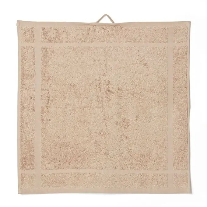 Asciugamano spugna tinta unita taupe