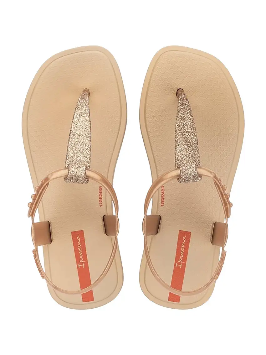 IPANEMA Girls' Sandal IP.83706 BD033 BEIGE/GLITTER/RED