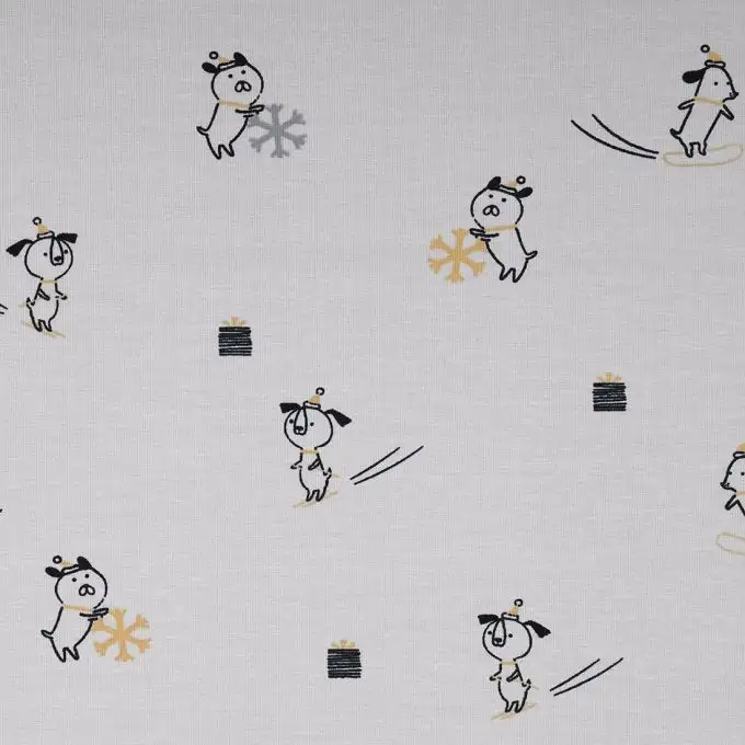 Tessuto jersey cani montagna grigio