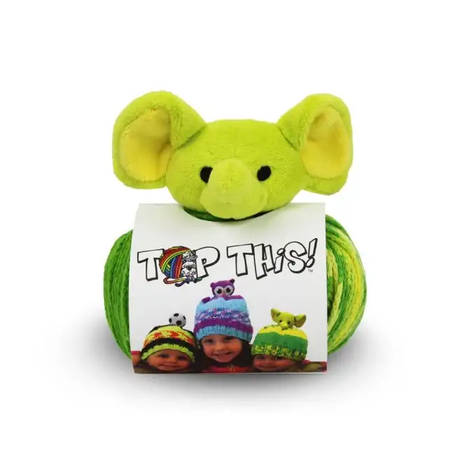 Cappello a maglia Top This elefante