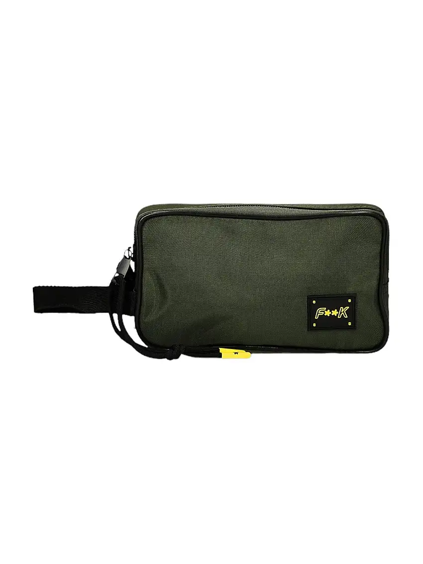 F**K Men's Clutch Bag FK24-A205MG Green