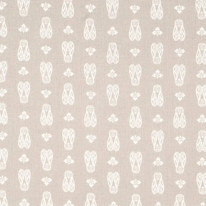 Tessuto cretonne provenzale cigalou lino