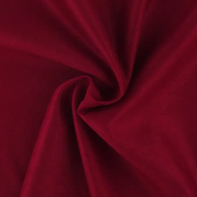 Tessuto scamosciato rosso