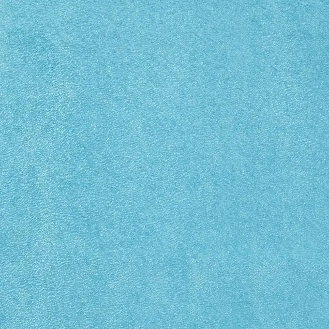 Tessuto scamosciato doppio lato blu