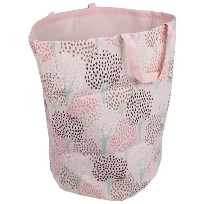 Sacco giocattoli rosa alberi