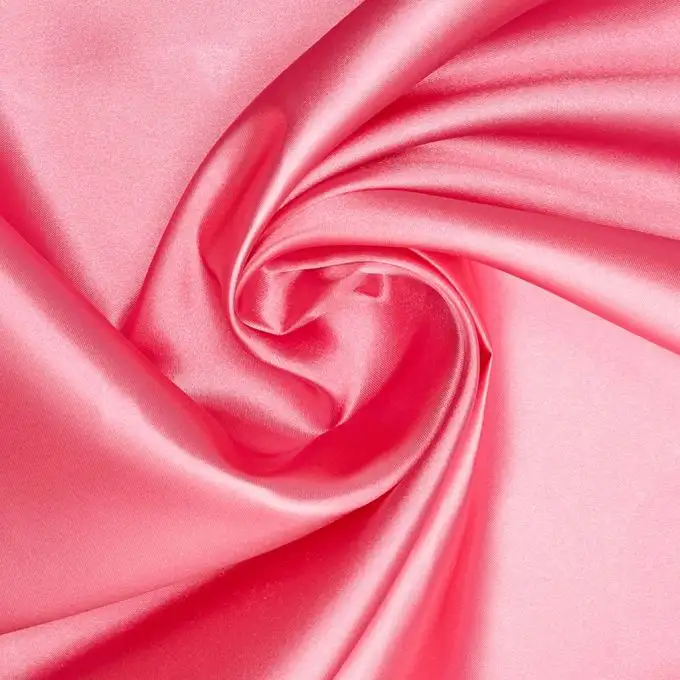 Tessuto raso Lala tinta unita rosa