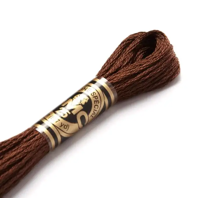 Filo mouliné da ricamo - Toni marroni - COL 938