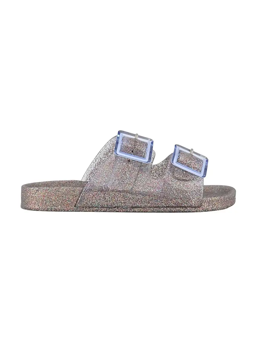 COLORS OF CALIFORNIA Women's Slipper Jelly bio glitter with two buc HC.CHJ0016 DEN Blue