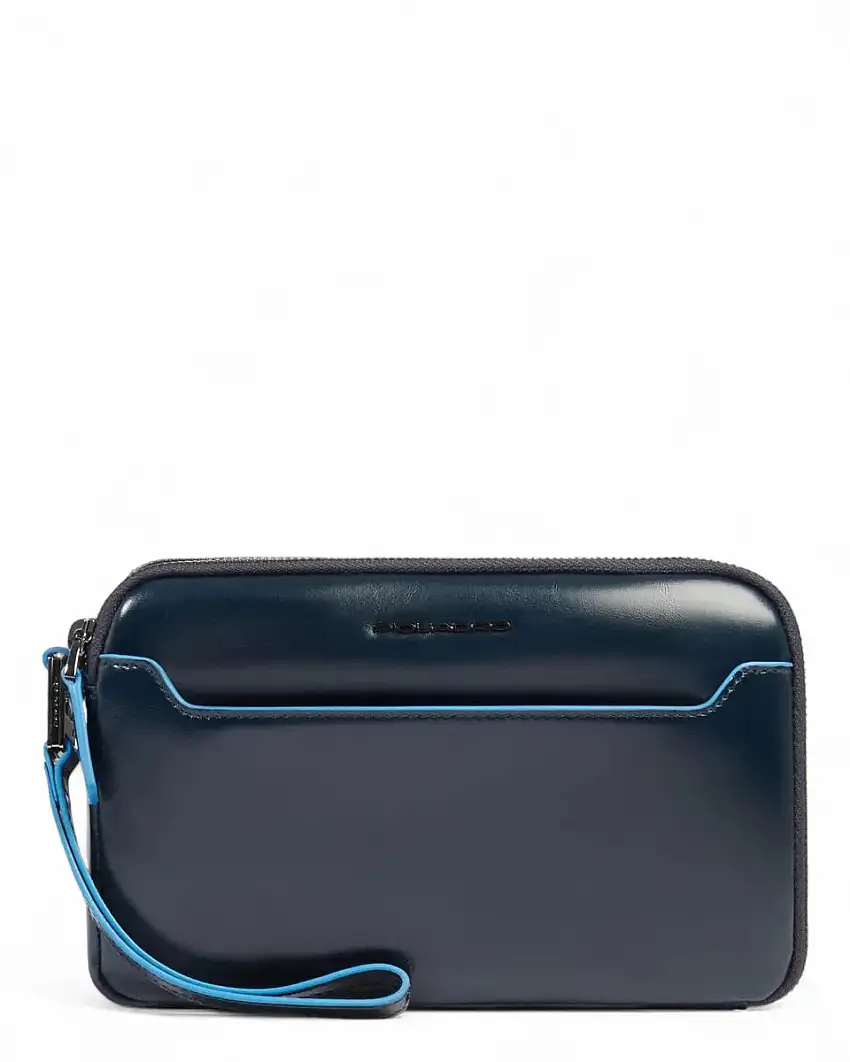 Pochette uomo Piquadro Blue Square in pelle RFID