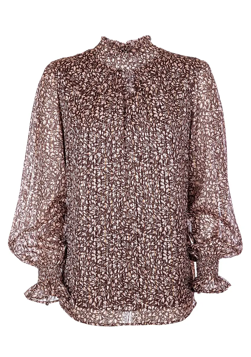 CAMISOLE PRINT BROWNPOWDER