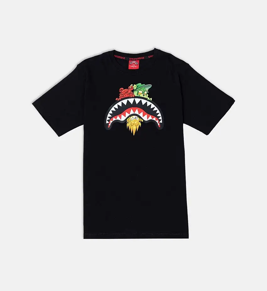 SHARKS IN PARIS CHARACTERS SNEAKIN TSHIRT