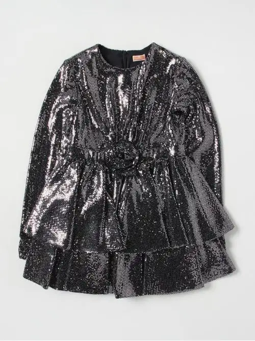 ABITO STAMPA PAILLETTES CON RO