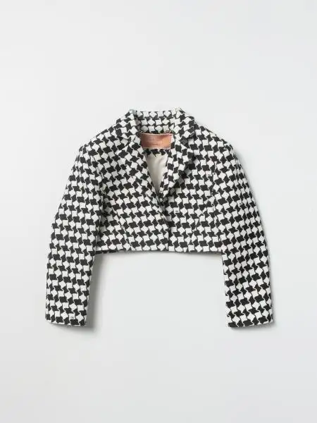 GIACCA CORTA IN CREPE STAMPA P