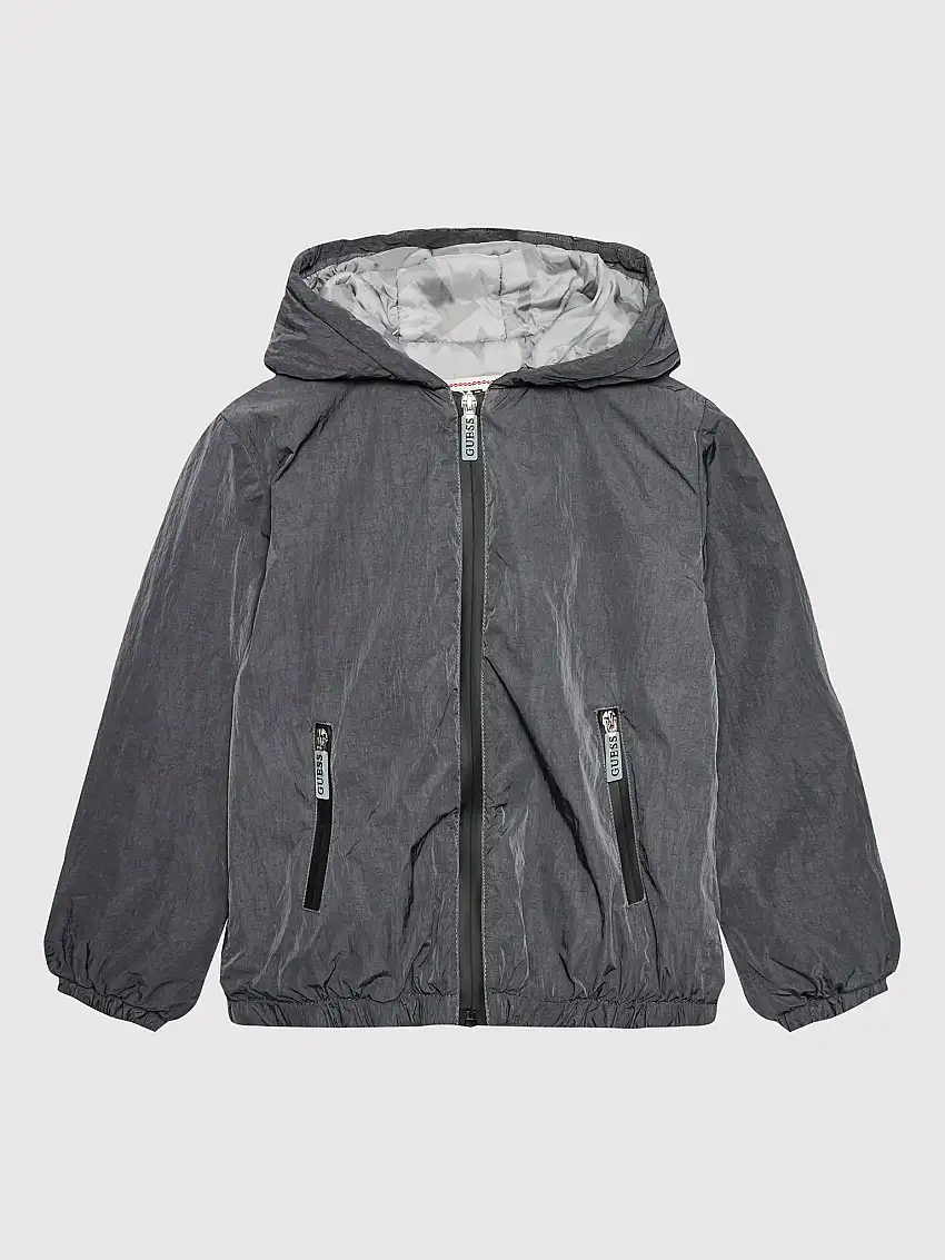 OVERDYE NYLON HOODED JACKET
