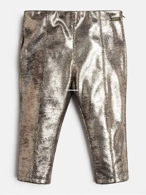 COATED SUEDE JEGGINGS