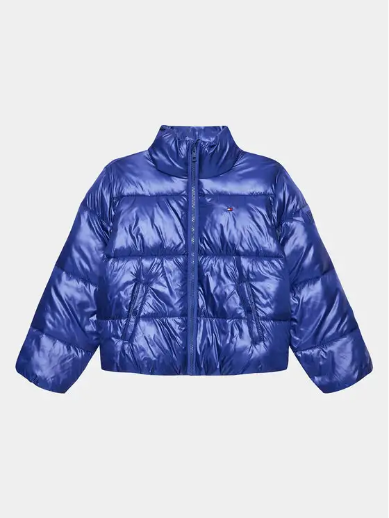 GLOSSY PUFFER JACKET