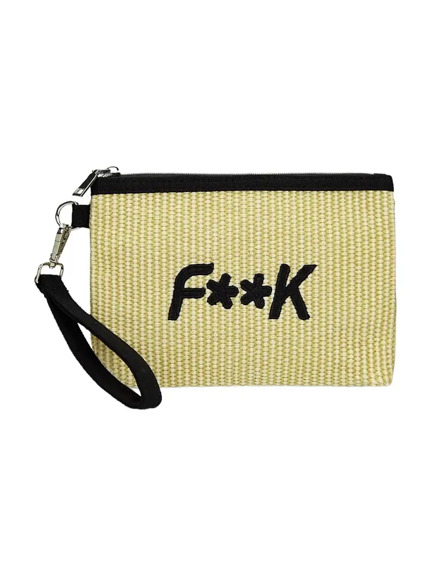 F**K Women's Clutch FK24-A064BG Beige