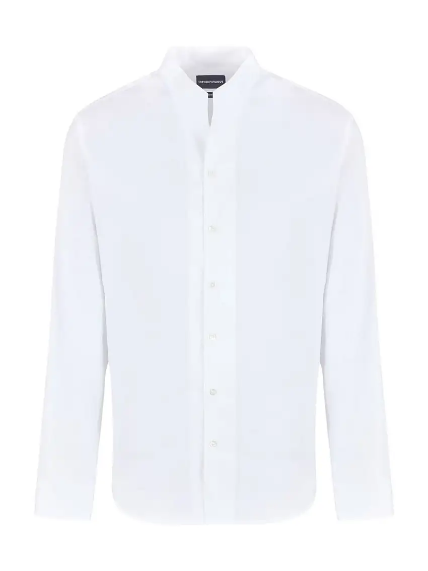 EMPORIO ARMANI Men's Shirt EM000193 TE10397 U0002 BRILLIANT WHITE