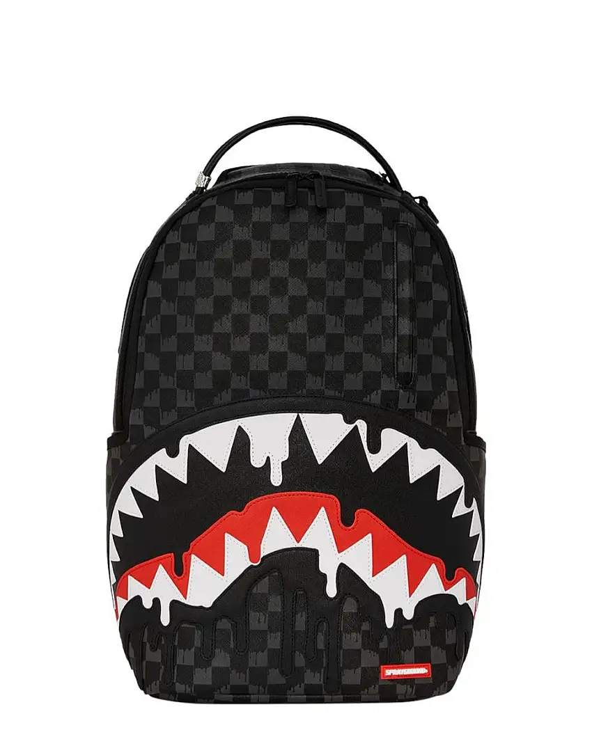 Sprayground DLXV Dripping Sharks | Zaino street in ecopelle