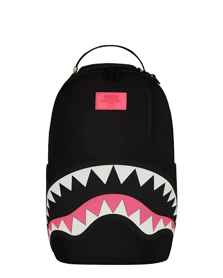 Sprayground Shark Central Nero Rosa | Zaino DLXSV Streetwear