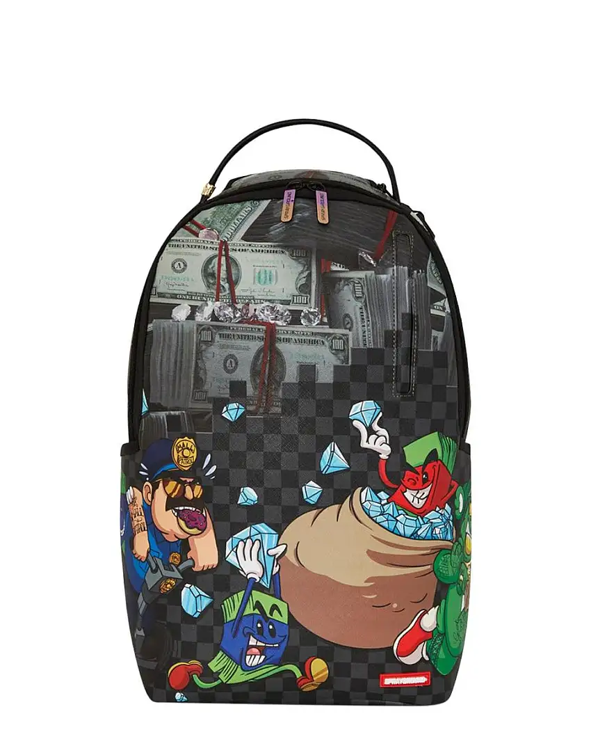 Zaino Sprayground Money Team Diamond Heist Multicolor