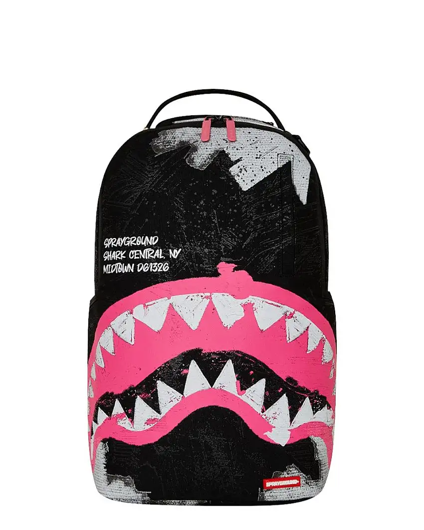 Zaino Sprayground Shark Sorbet Dipinto a Mano in Cotone