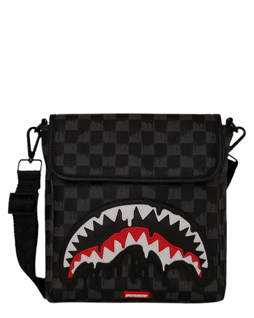 Sprayground Dripping Sharks Messenger Sling – Borsa Tracolla