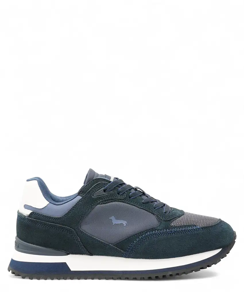 Sneakers Uomo Harmont & Blaine blu Camoscio