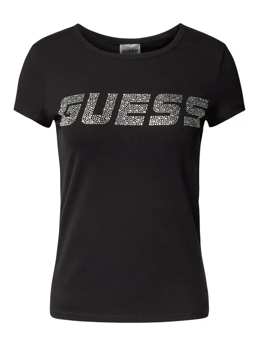GUESS SPORT Women's T-shirt NEW KIARA SS T-SHIRT V5GI20 J1314 JBLK Black