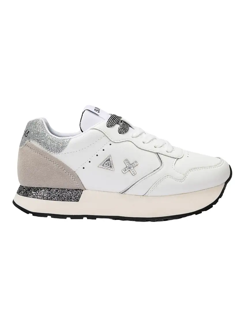 SUN68 Women's Sneaker Kelly leather Z33221 01 White