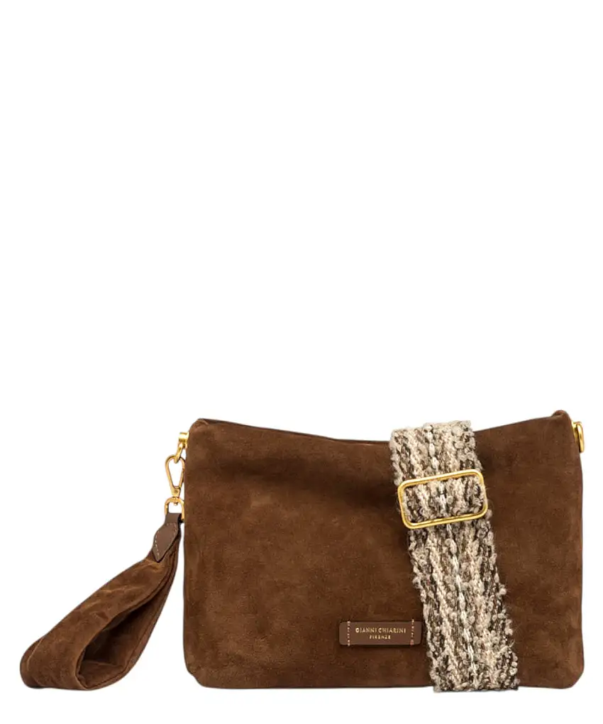 Pochette Brenda in Pelle Scamosciata – Gianni Chiarini