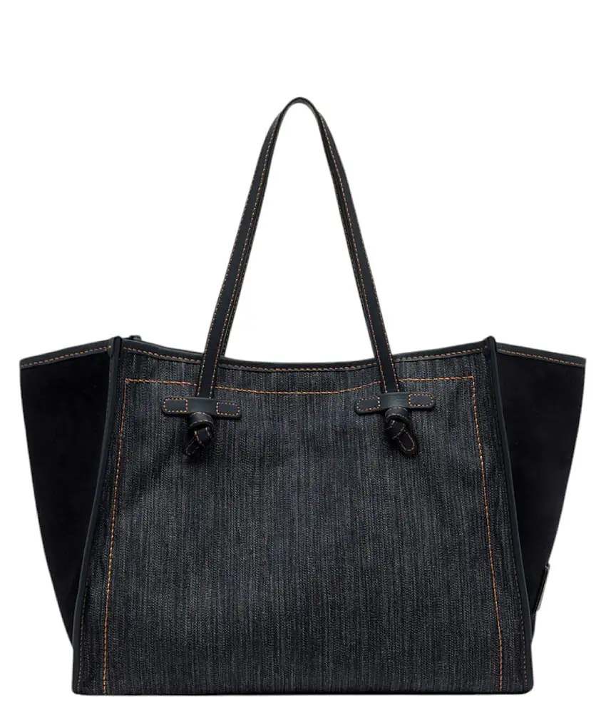 Shopping Bag Marcella Denim e Suede – Gianni Chiarini